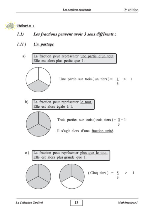 Tardivel | Mathématique | secondaire 1 | cahier 2 | carroussel 2