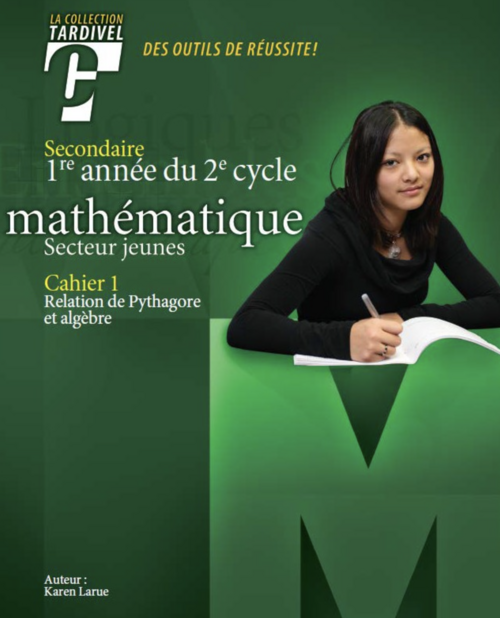 Tardivel | Mathématique | secondaire 3 | cahier 1 | couverture	