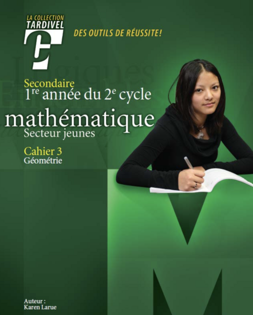 Tardivel | Mathématique | secondaire 3 | cahier 3 | couverture