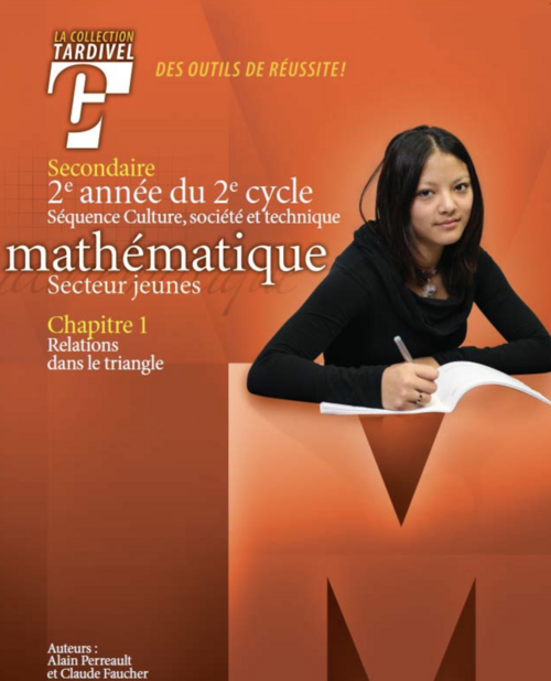 Tardivel | Mathématique | secondaire 4 | cahier 1 | couverture