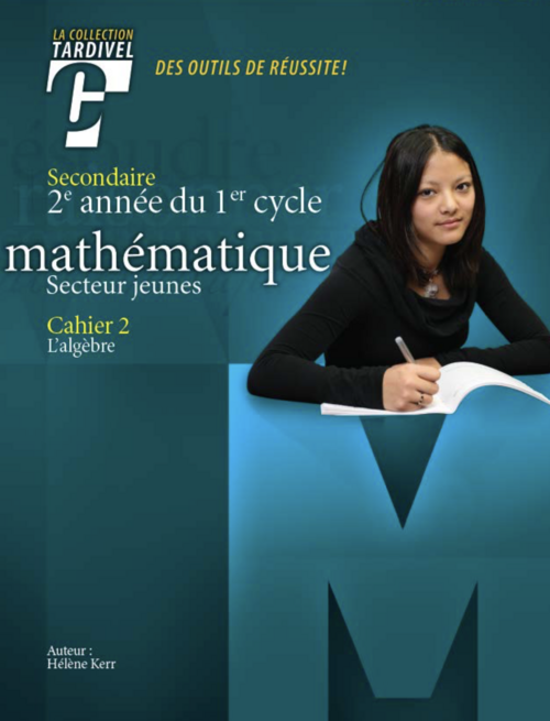 Tardivel | Mathématique | secondaire 2 | cahier 2 | couverture
