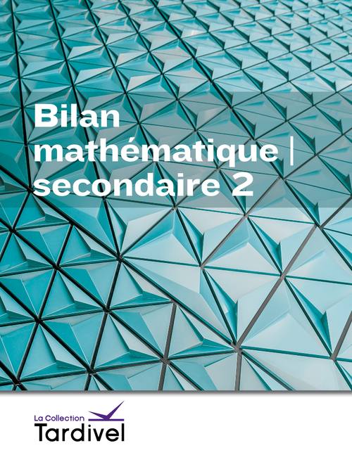 Tardivel | Mathématique | secondaire 2 | bilan mathématique | couverture