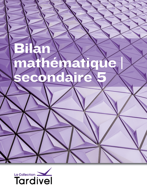 Tardivel | Mathématique | secondaire 5 | bilan mathématique | couverture