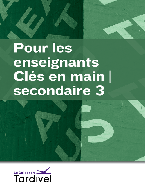 Clés en main | secondaire 3 | Pour les enseignants | couverture