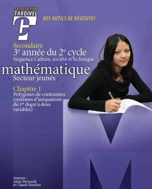 Tardivel | Mathématique | secondaire 5 | cahier 1 | couverture	