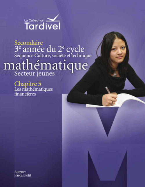 Tardivel | Mathématique | secondaire 5 | cahier 5 | couverture