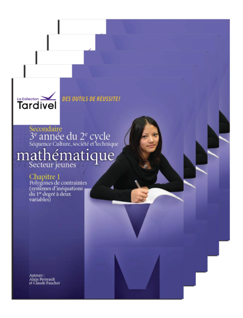 Tardivel | Mathématique | secondaire 5 | combo 5 cahiers | couverture