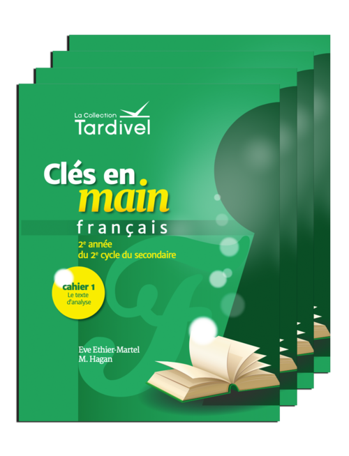 Tardivel | francais | secondaire 4 | Les 3 cahiers | couverture