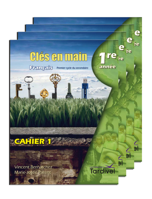 Tardivel | francais | secondaire 1 | Les 3 cahiers | couverture