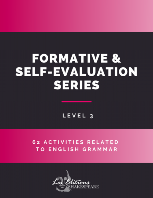 Formative & Self-Evaluation Series | éditions Shakespeare | à l'unité | level 3