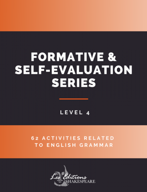 Formative & Self-Evaluation Series | éditions Shakespeare | à l'unité | level 4