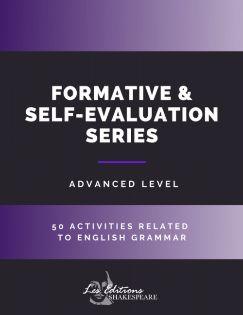 Formative & Self-Evaluation Series | éditions Shakespeare | à l'unité | Advanced Level