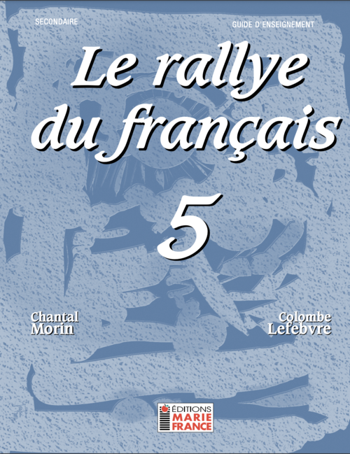 Éditions Marie-France | Le rallye du français 5 | guide | couverture