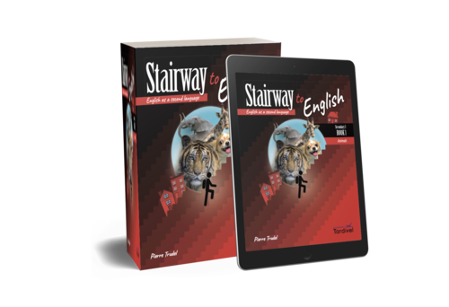 Stairway to English | Secondary 3 | couverture 3D | mars 2022 Stairway to English | Secondary 3 | couverture 3D | mars 2022