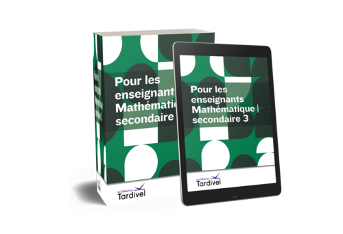 Mathématique | secondaire 3 | Pour les enseignants | couverture 3D | mars 2022