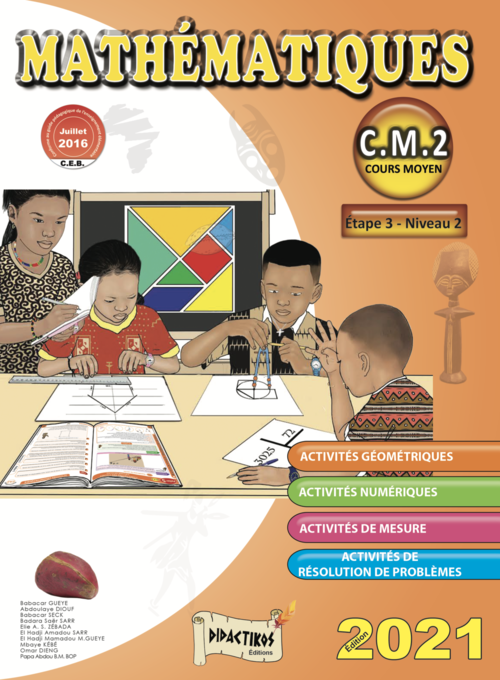 Manuel de mathématiques | CM2 | Étape 3 | Niveau 2 couverture Manuel de mathématiques | CM2 | Étape 3 | Niveau 2 couverture