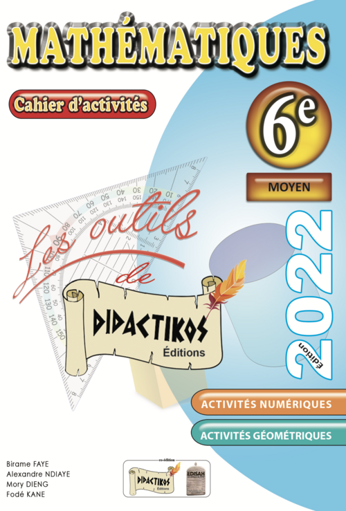 Cahier d'activités mathématiques | 6e | couverture