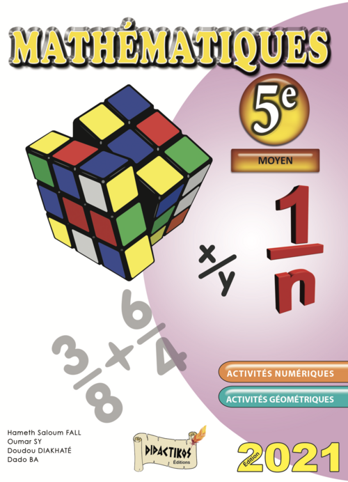 Manuel de mathématiques | 5e couverture