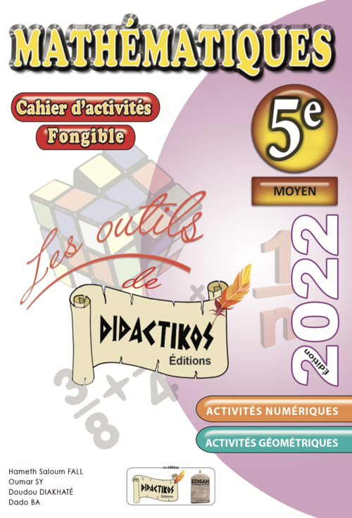 Cahier d'activités mathématiques | 5e couverture