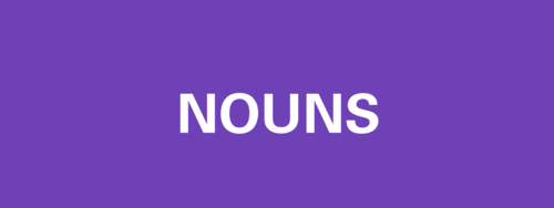 Nouns | Module seul couverture