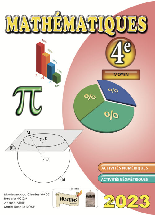 Manuel de mathématiques | 4e couverture didactikos