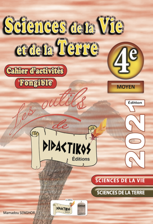 Cahier d'activités | Sciences de la Vie et de la Terre | 4e couverture didactikos