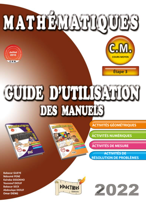 Mathematics | Pedagogical and practical guide | CM1 and CM2 couverture