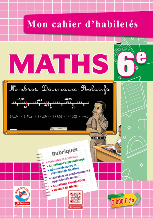 Mon cahier d'habiletés de mathématiques | 6e couverture 