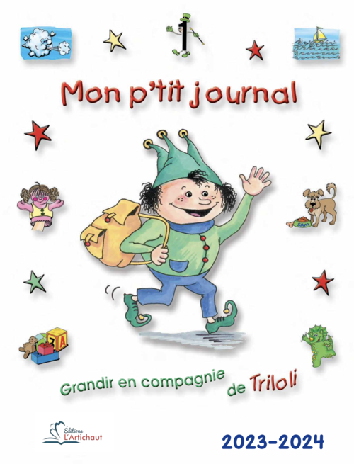 Mon p'tit journal | agenda scolaire 2023-24 | Couverture