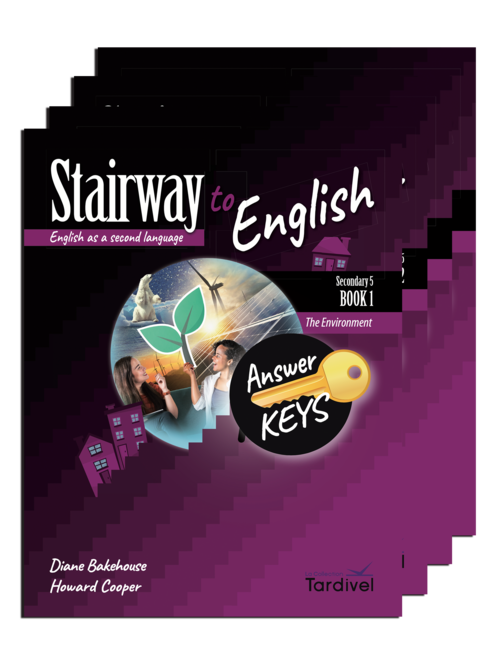 Tardivel stairway to English secondaire 5 les 4 couvertures du combo